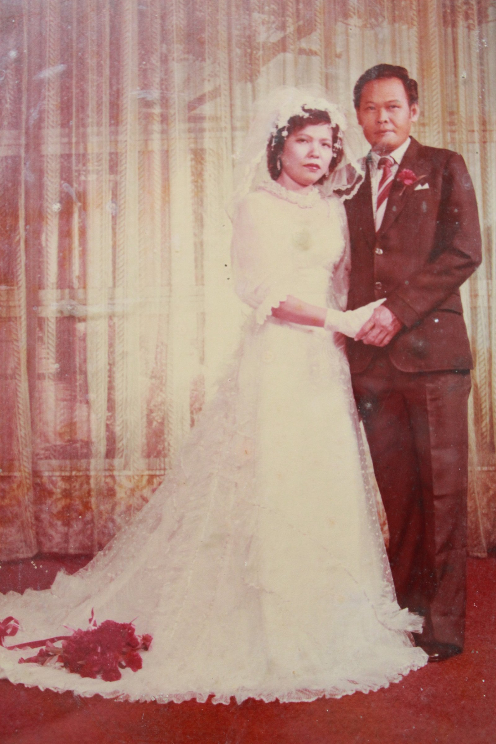 曾国洋与妻子邱宝真于1982年结婚。