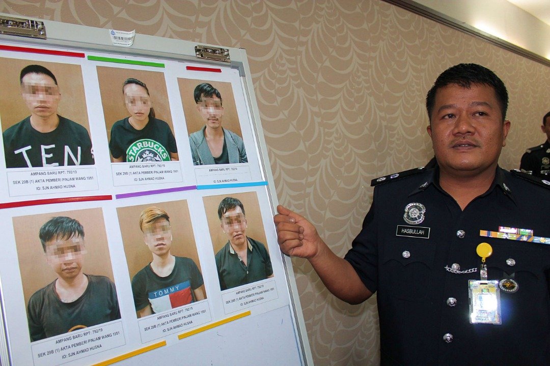 哈斯布拉证实霹州警方已逮捕6名华裔男女，以助查霹州15宗及雪州4宗的非法收债案。