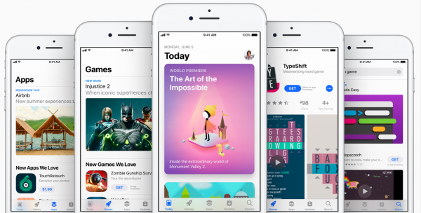 苹果的App Store强制征收30%中介费，曾被Spotify等App开发商指控市场垄断。