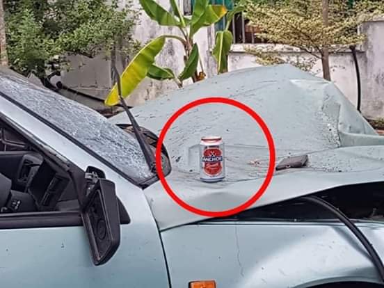 肇祸司机的车上发现有一罐啤酒。