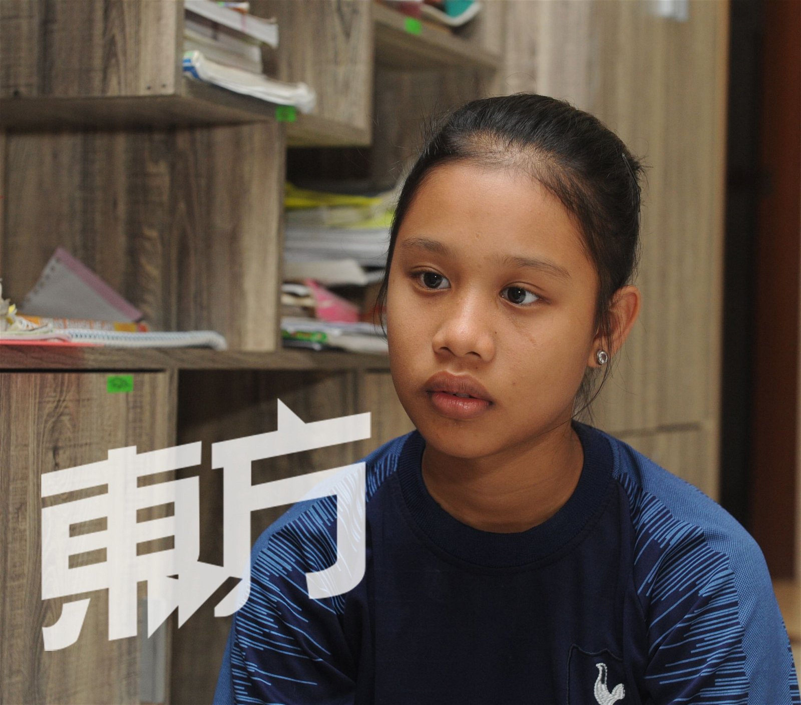 16岁的Esther感恩自己可以有机会求学，并希望自己日后可继续到大学深造。