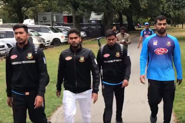数名孟加拉板球队成员逃过一劫。