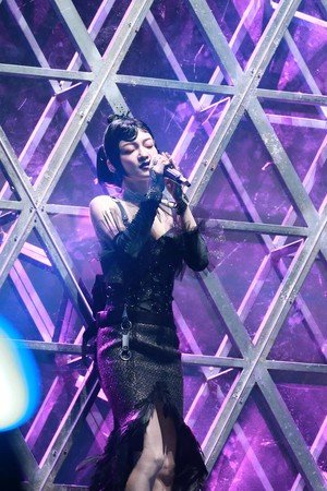 张韶涵在南京举办演唱会。（图取自微博／新浪娱乐）