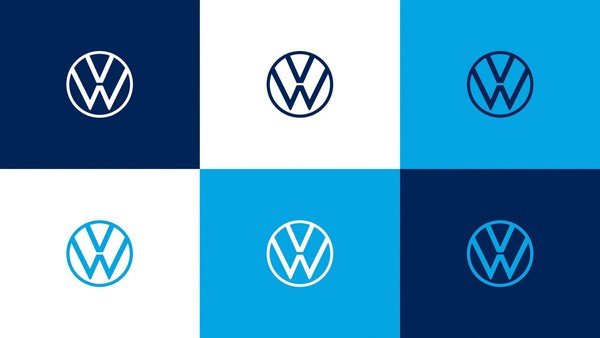 Volkswagen最新Logo简洁俐落车标还有发亮功能。