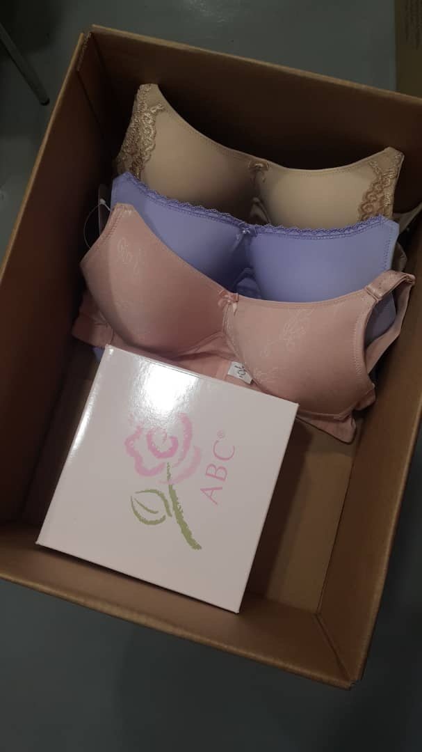 顾客选购特殊内衣和义乳后，包裹将会如图包装好寄出。免邮费外加免费一次更换产品，乳癌病患可以放心在行管期买到所需的贴身衣物。