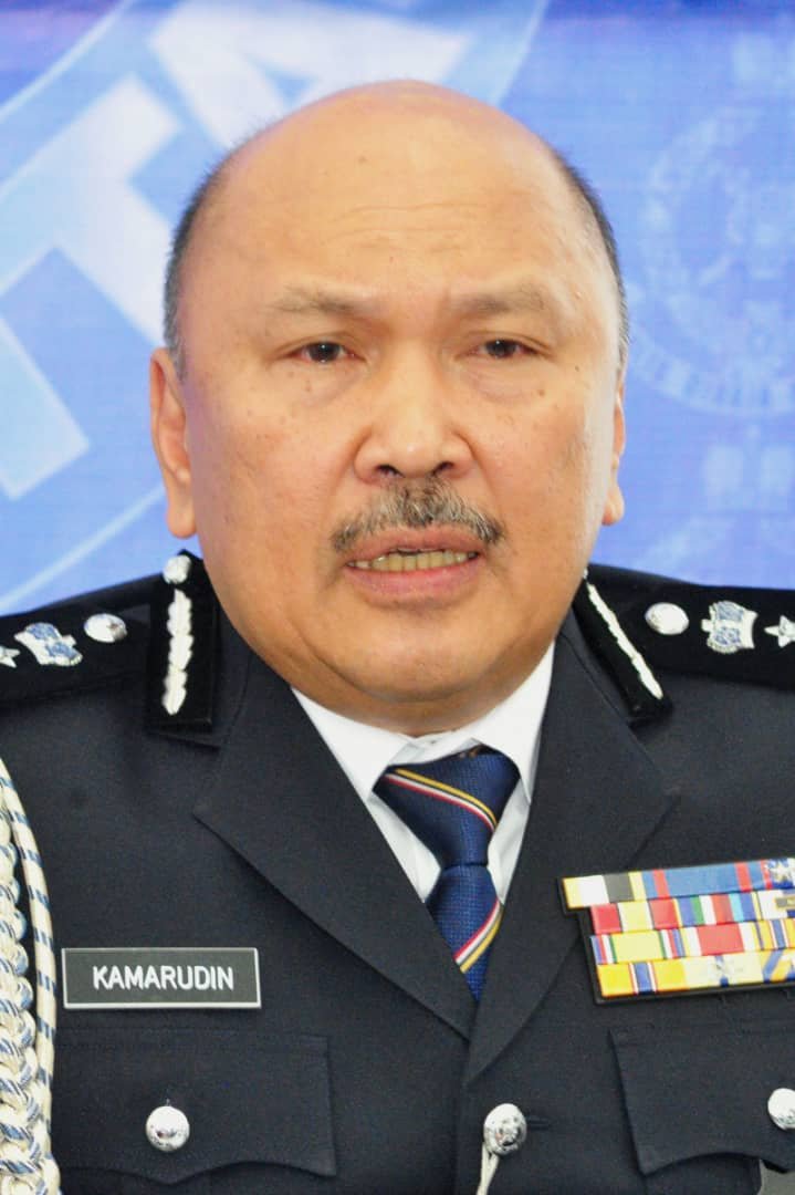 柔州总警长拿督卡玛鲁丁。