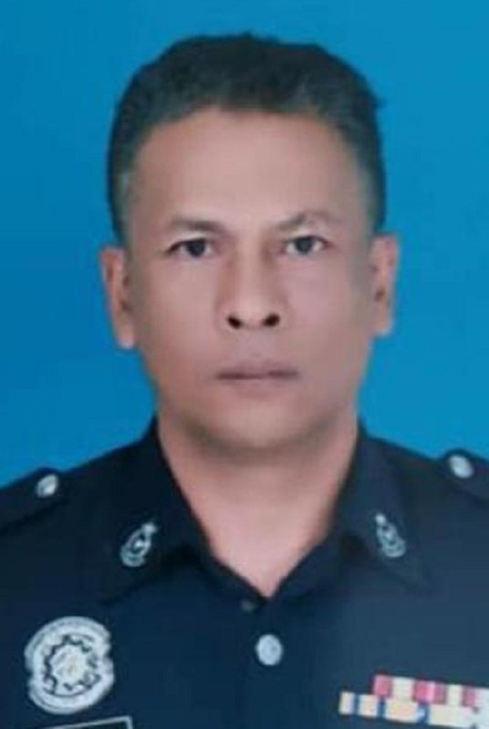 在意外中死亡50岁的峇株巴辖重案组警员沙希鲁。