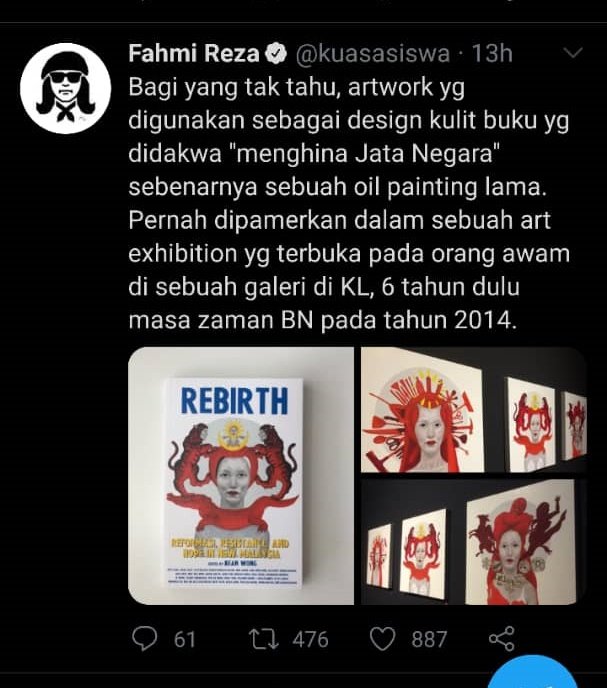 艺术家法米惹扎（Fahmi Reza）推特。