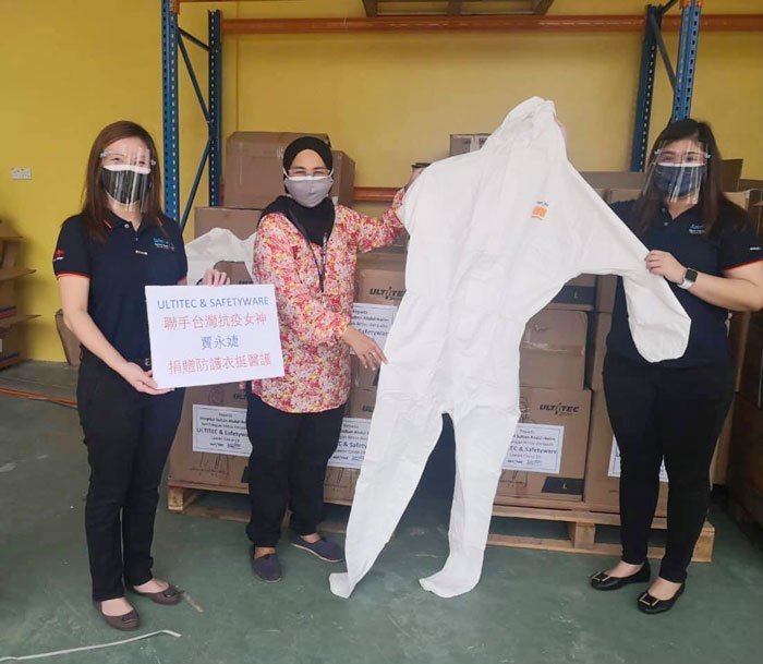 贾永婕捐出的2000件防护衣已于14日抵达苏丹阿都哈林医院。