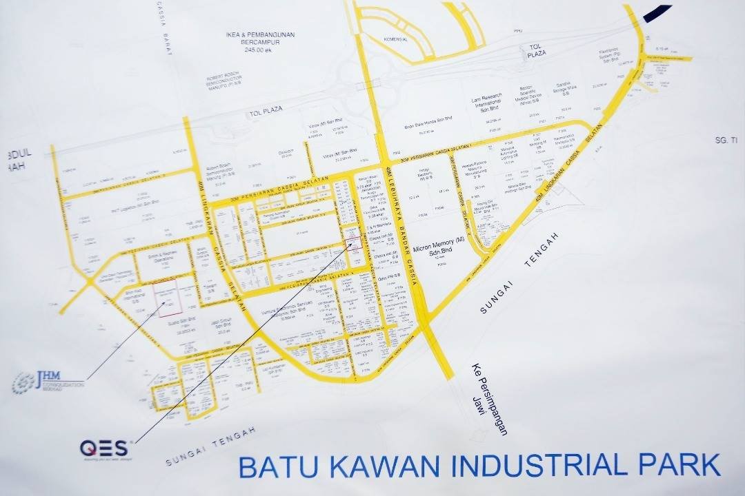 捷铵科技和QES集团共投资高达1亿9000万令吉，以在峇都加湾工业园设立新制造厂。