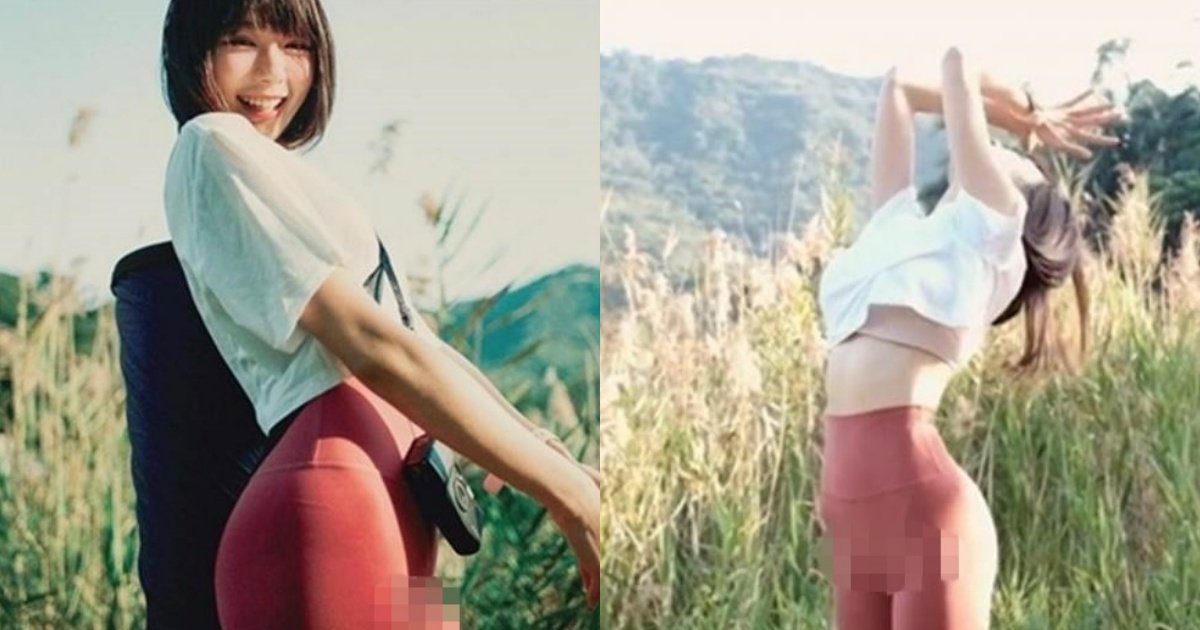 林明祯紧身裤失守的影片已被网络疯传。