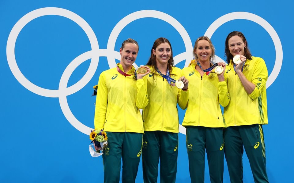 澳洲队在女子4x100米自由泳的霸主地位坚不可摧。（图取自路透社）