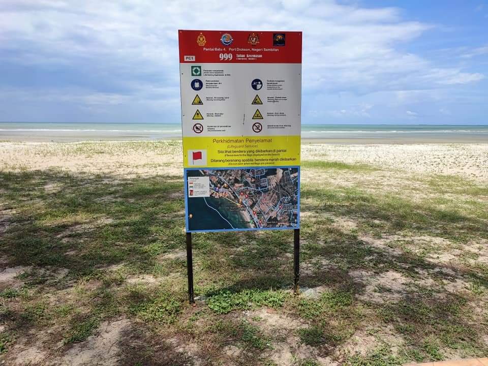 为作为提醒，波德申海滩竖立“海滩注意事项告示牌”或“热线告示牌”，但对民众而言看似起不了太大功效。