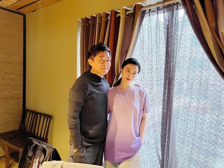 范冰冰趁著到韩国拍剧的机会，与姜帝圭导演叙旧。