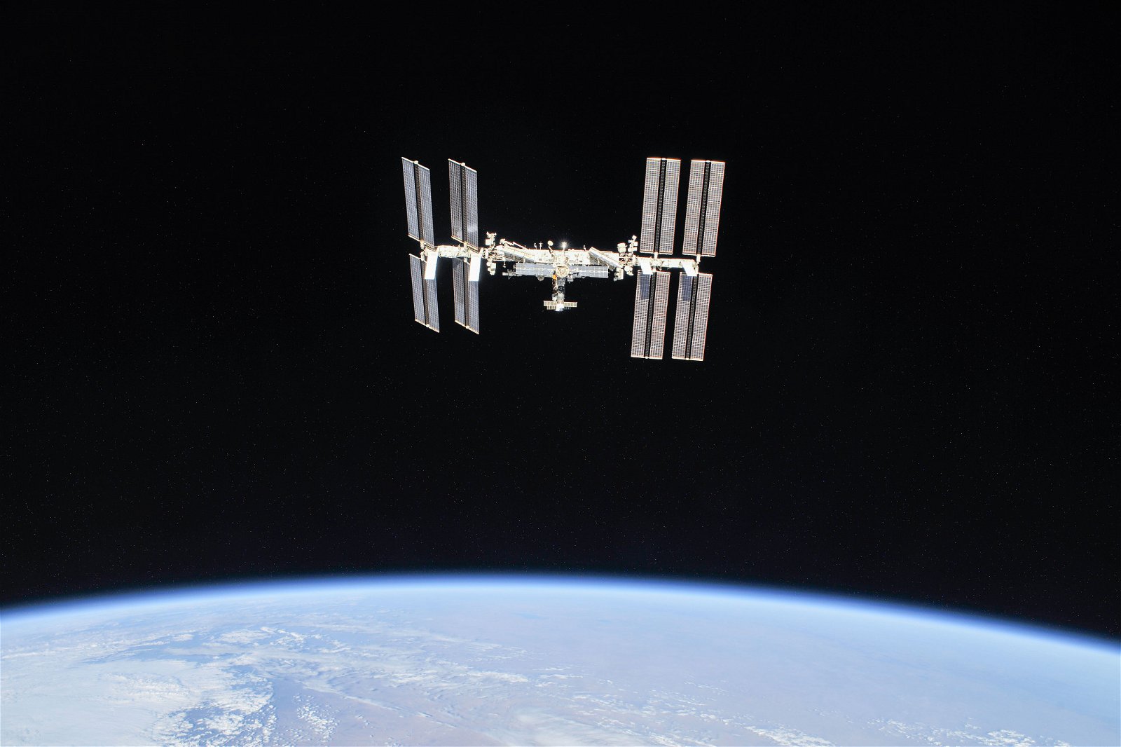 国际太空站从2000年运作至今，已超过20年。（图取自NASA）