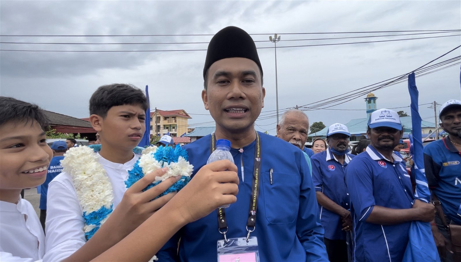 国阵巫统麻坡国席候选人赫拉迪夫。