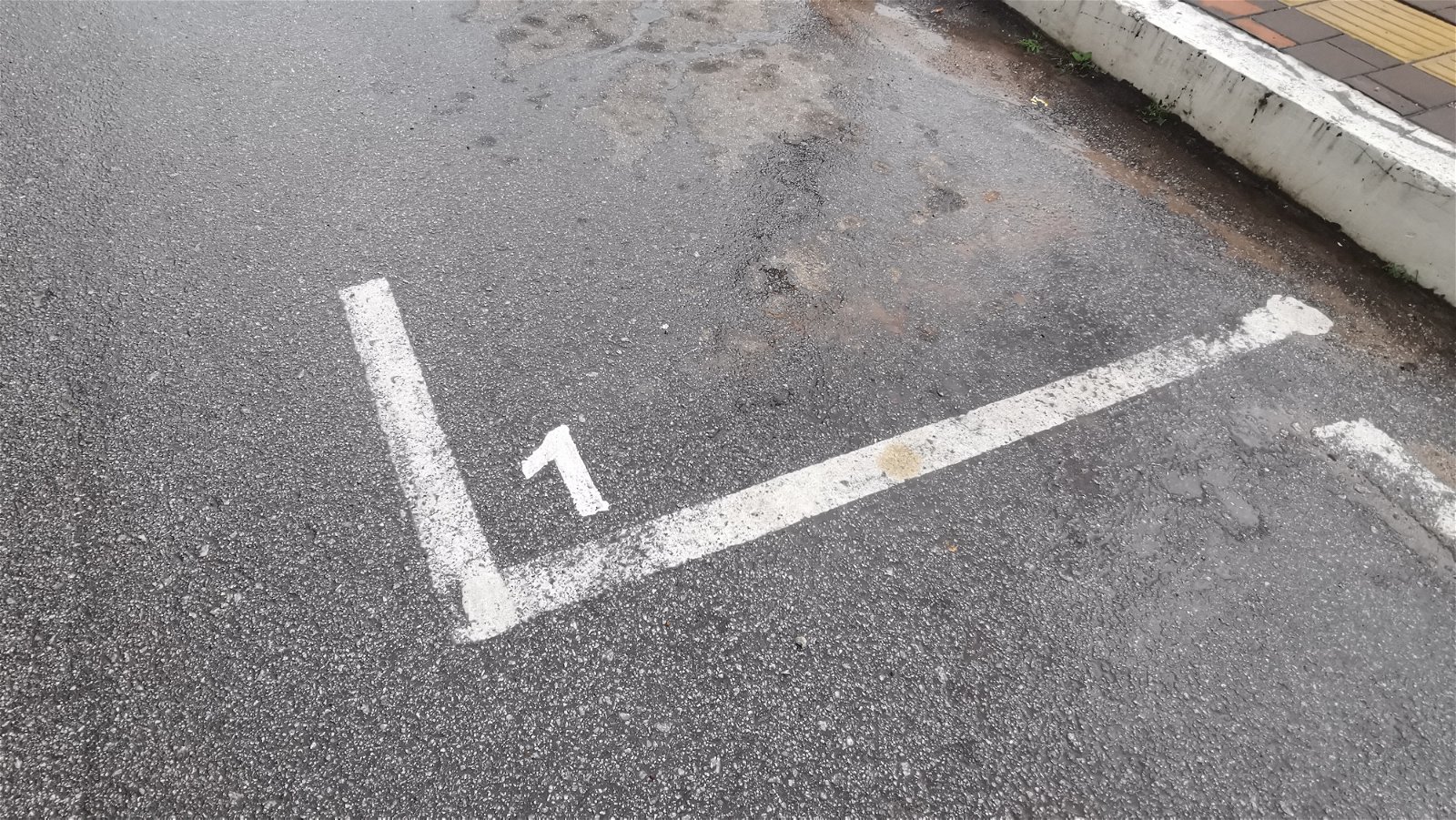 永平县议会为停车格画上编号是为了方便管理、提升市容。