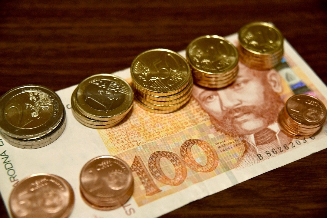克罗地亚2023年元旦正式进入欧元区；图为克罗地亚货币库纳（Kuna）。（图取自法新社）