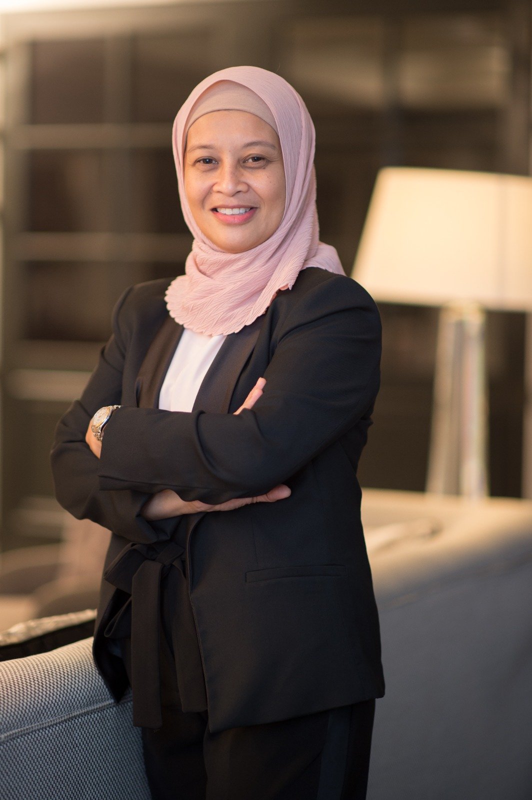 雅培的马来西亚营养医学总监丽娜（ Nina Mazera Mohd Said )。