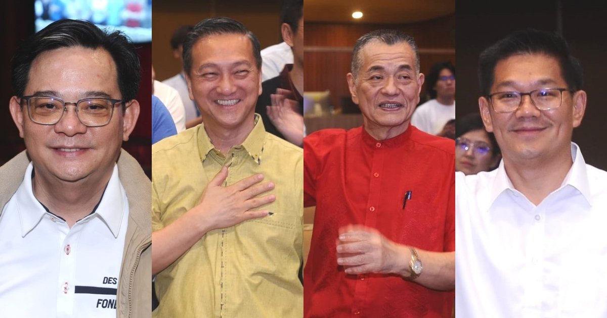 刘亚强（左1）、黄日昇（左2）、陈德钦（右2）、林万锋（右1）