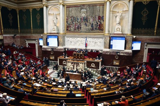 图为法国国民议会。（图取自法新社）