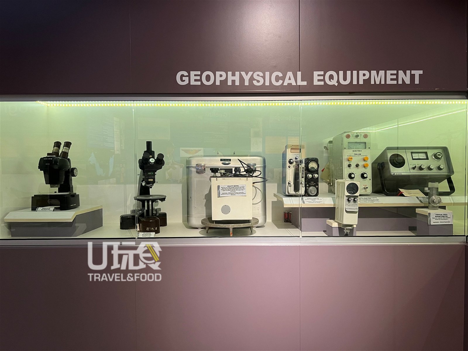 地质学使用的设备和仪器。
