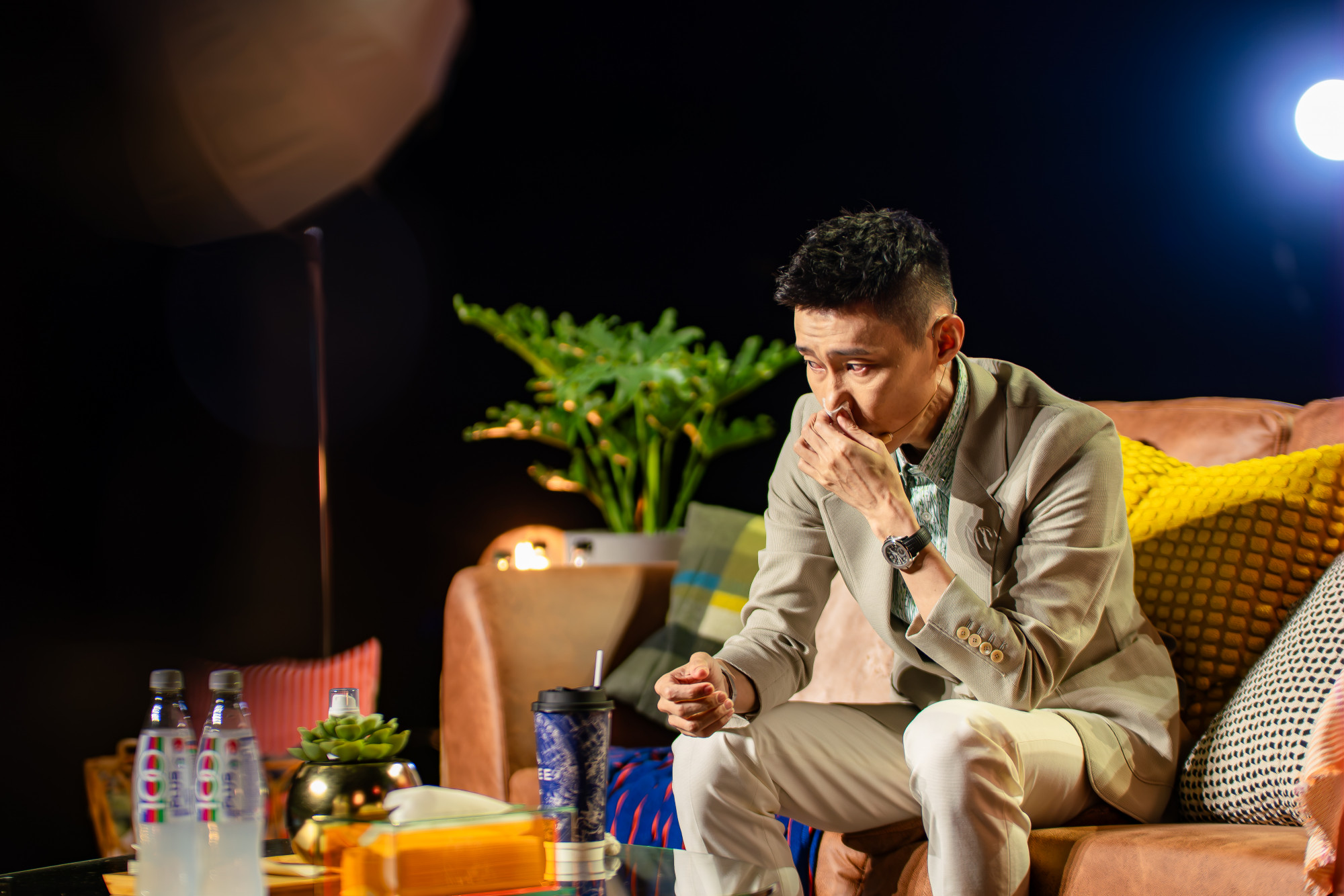 李宗伟谈及昔日抗癌、退役及家人一路以来的支持时，一度感触落泪，场面令人动容。
