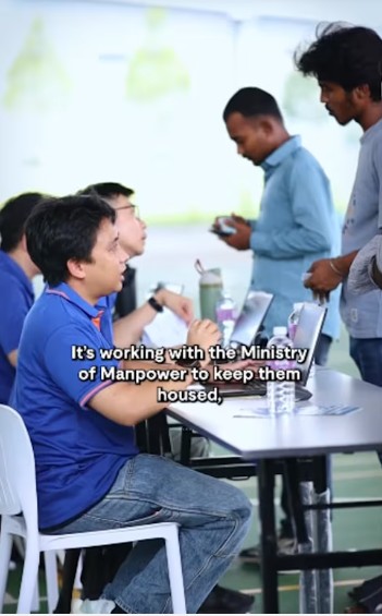 新加坡全国职工总会外籍劳工中心和人力部协助客工追讨工资。