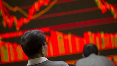 中国以人工智能（AI）及半导体类股为主的科创50指数（STAR50 index）在不到4个月的时间暴跌40%，市值蒸发4800亿美元。（法新社档案照）