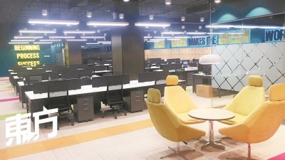 MSOGO办公室共享空间的内部设计相当舒适，并设有玩乐休闲空间。