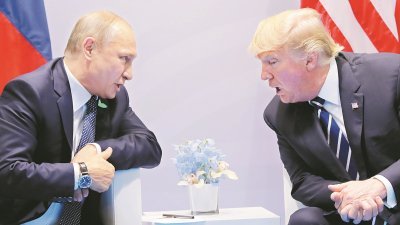 俄罗斯总统普京（左）和美国总统特朗普，在周五首次会晤，备受关注。两人在超过两小时的会晤中，谈了乌克兰、朝鲜、叙利亚等课题。