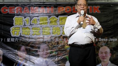 林吉祥在甲洞进行演讲为来届大选造势时表示，能接受土著团结党作为一个马来政党以吸引马来选民的立场。