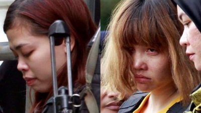 两名女被告印尼籍女子西蒂艾莎（左）和越南籍女子段悌香。（档案照）