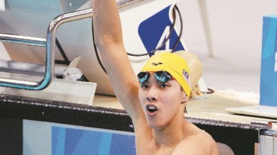 将在吉隆坡东运会出征4个自由泳项目的沈威胜，是大马在游泳争取穿金戴银的最大筹码。 