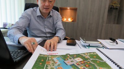 范文汉展示“汝来宏愿城”发展大蓝图，并分别打造“青年城市”、“宏愿主题乐园”、“国际贸易与展销中心”及“国际教育中心”。