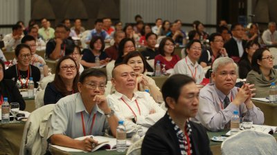 为期3天的2017年全国华文独中董事校长交流会，吸引全国各地的独中校长及董事局成员参与。（摄影：张真甄）