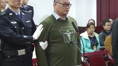 台湾人权工作者李明哲被中国指控颠覆国家政权罪，周二在湖南岳阳市法院一审宣判，被判入狱5年，为台湾先例。-法新社-