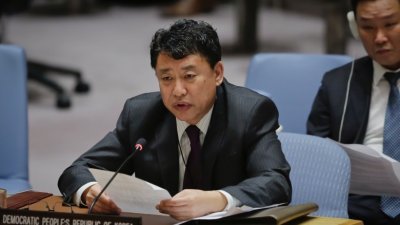 朝鲜驻联合国副代表金仁龙。（档案照）