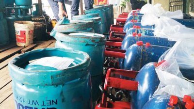 涉案两名商家涉及非法改装享有津贴的家用液化石油气至无 津贴的工业液化石油气桶牟利。