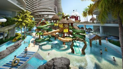 豪暻湾之Splash World将为游客带来刺激的水上乐园之旅。