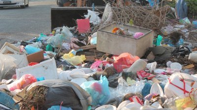 大多市民基于市政厅对收集大型垃圾需要征额外费用，宁 可丢到住宅区路旁弃之不管，结果很多时候延伸更了非法 垃圾堆问题，并严重影响市容。（档案照）