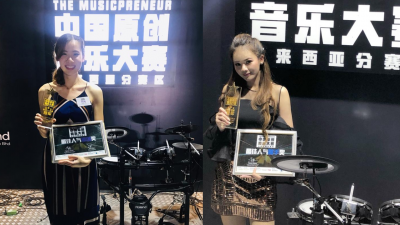 郭彩凤（左）及黄韵颖凭才华及歌声， 深得评审及观众的青睐，获得优秀成绩。