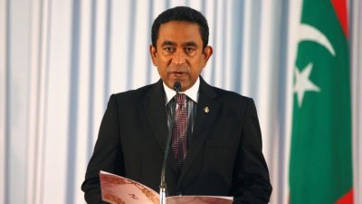 马尔代夫总统亚明。