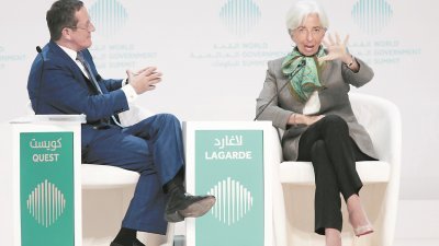 国际货币基金组织总裁拉加德表示，无需担忧金融市场的波动。