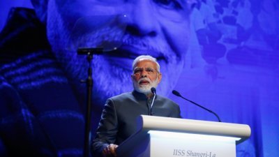 印度总理莫迪周五晚在香格里拉对话会发表演说，强调印度坚持一个自由、开放及包容的印太区，无论国家大小都应平等。