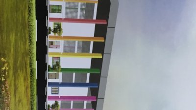 建议在槟岛西南县兴建的益华小学模拟图。