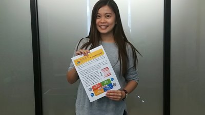 李绣燕呼吁符合资格的新创团队，踊跃报名参加为期4个月的免费课程来自我提升。