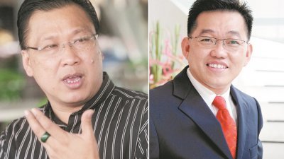 左图为马华加埔区会主席拿督宋奇才；右图为马华巴生区会副主席拿督郑有文。