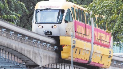 从4月2日起，单轨火车接驳巴士服务，仅会在汉都亚至拉惹朱兰站之间的高峰时段运行，搭客受促留意。