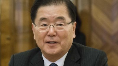 韩国国家安保室长郑义溶。
